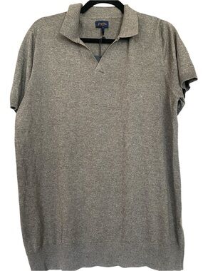 Good Man Brand Taupe Short-Sleeve Polo